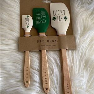 NEW RARE Rae Dunn St Patricks Day Irish Spatulas